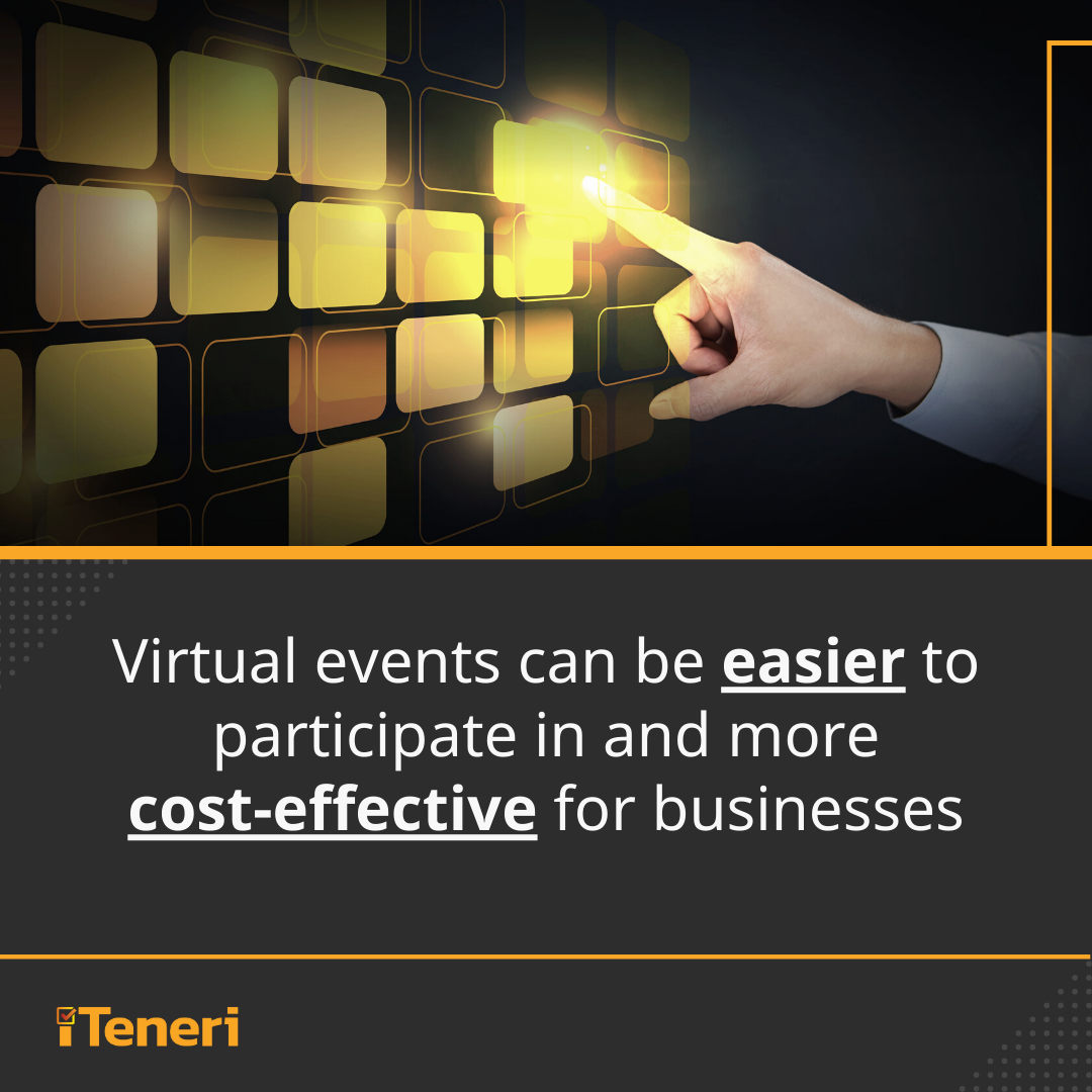 Virtual Events Can Be Easier to Participate In & Cost Effective